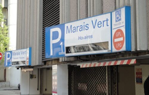 Parking Strasbourg Halles P1 Marais vert